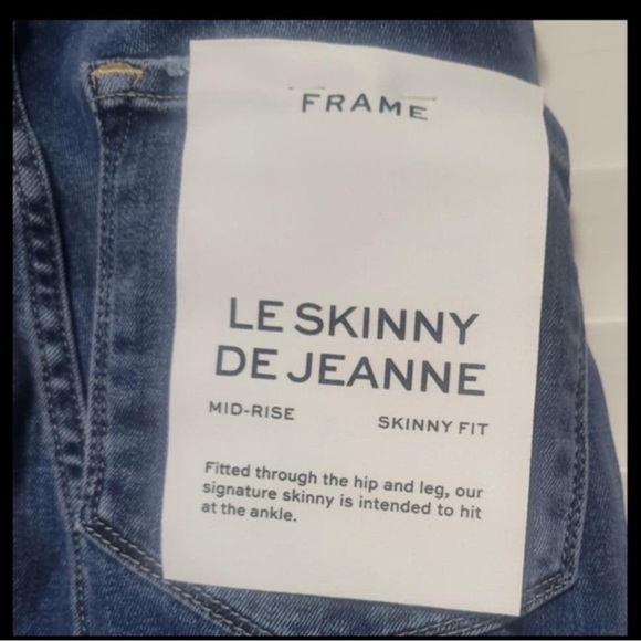 FRAME Le Skinny de Jeanne Maternity Size 28 NWT - Picture 2 of 7